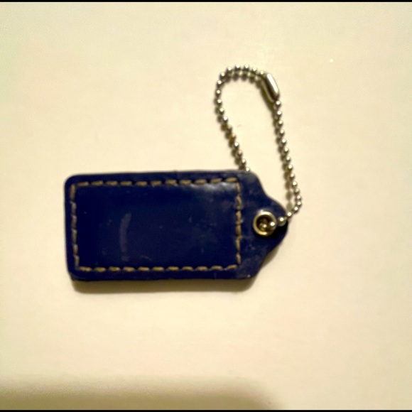 COACH Name Hanging Fab-Navy Blue - Picture 2 of 2